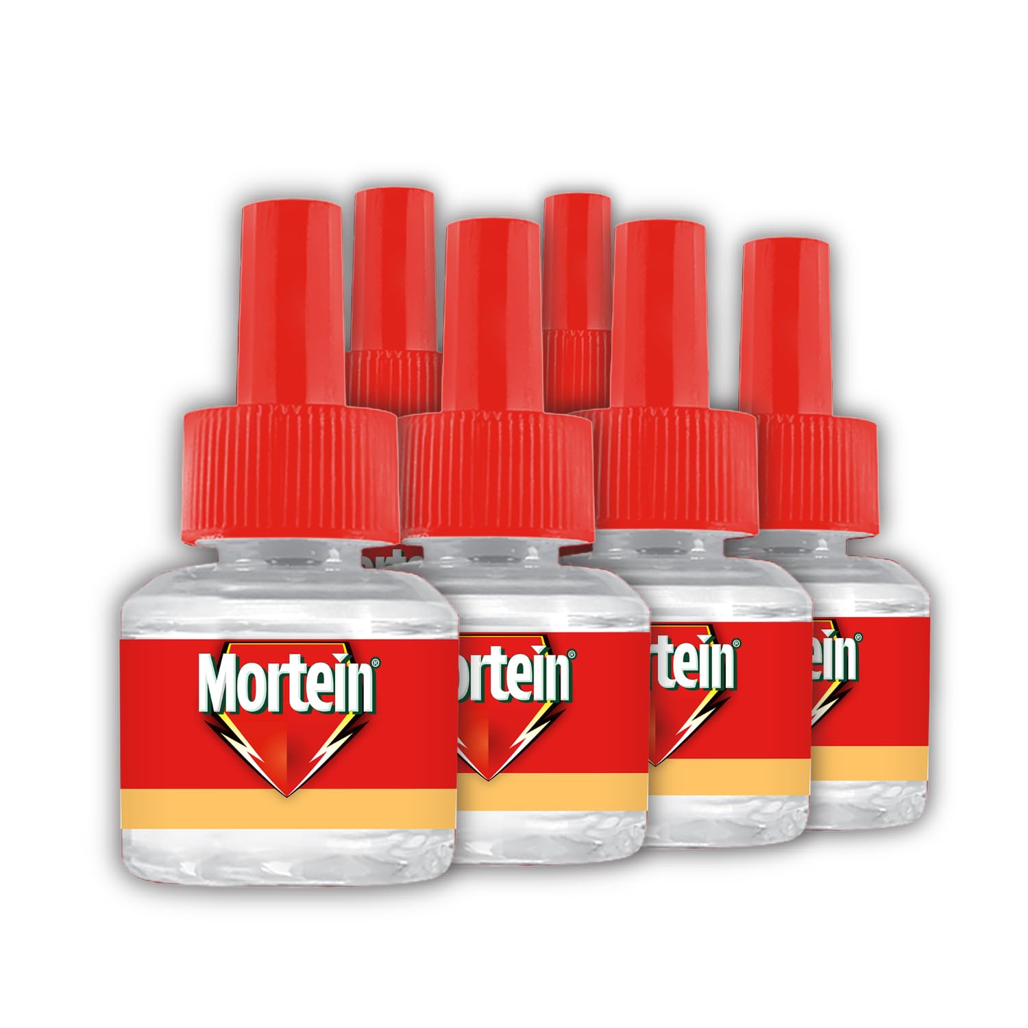Mortein SmartPlus Mosquito Repellent Refill 45ml x 6 Pack - Buy 4 Get 2 Free | Fits All Electric Mosquito Killers | 100% Protection Against Dengue & Zika Mosquitoes | Ideal for Home, Bedroom, Outdoor & Travel Use