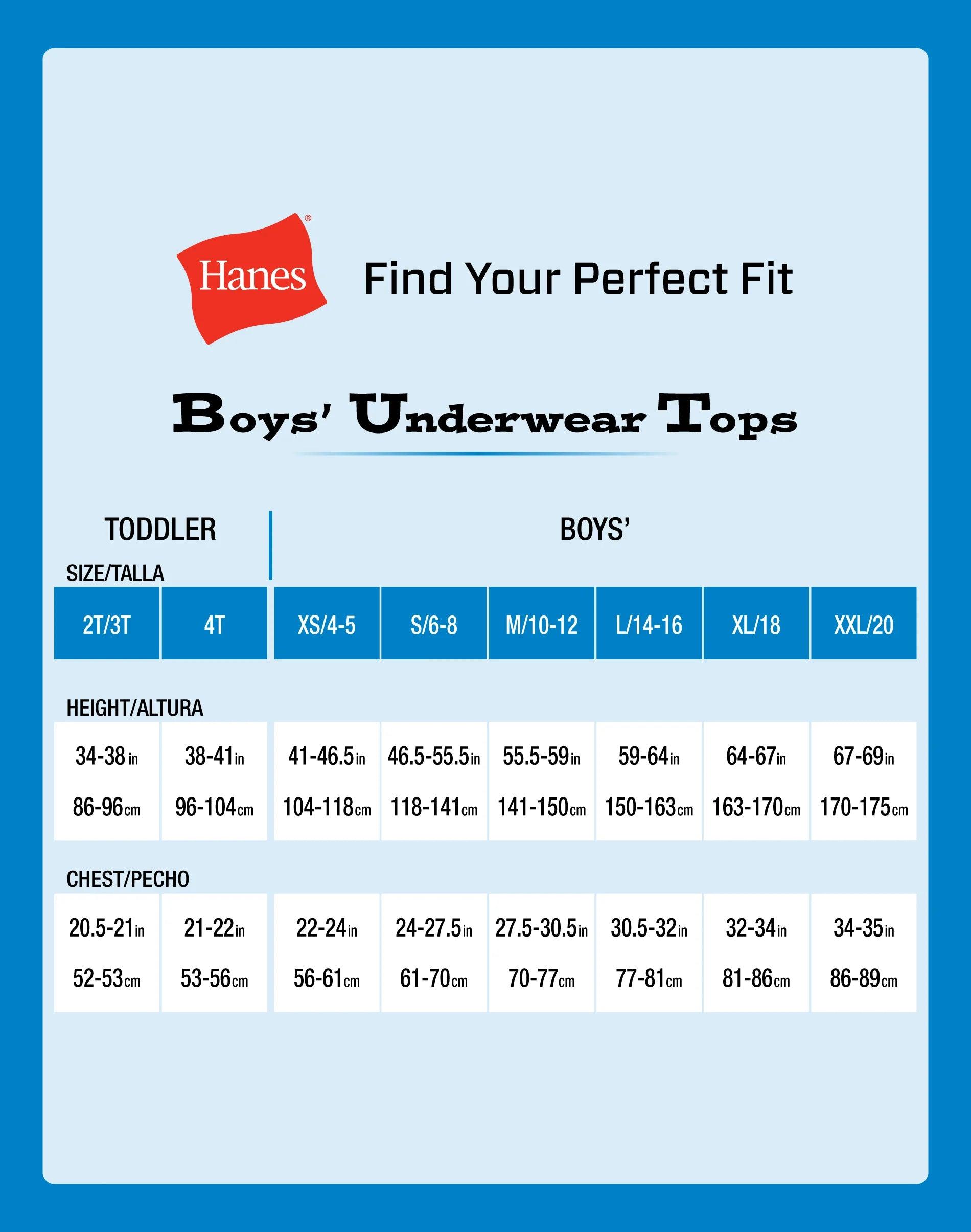 Hanes Toddler Boys Super Soft Crew Neck T-Shirt 5-Pack - Comfortable Cotton Tees for Playtime, School & Everyday Wear