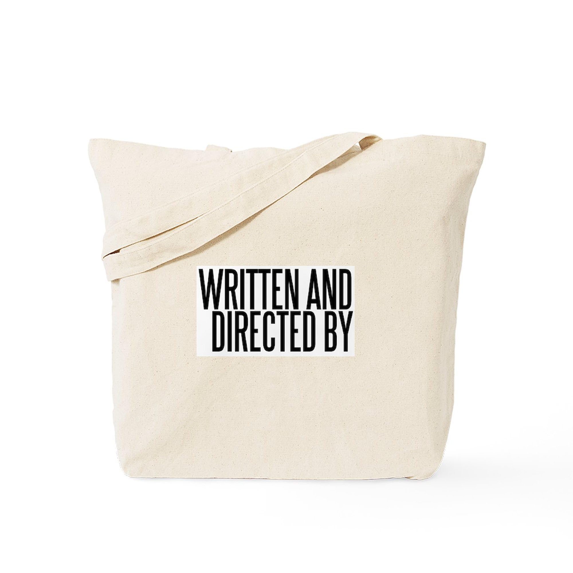 Screenwriter & Director Tote Bag - Natural Canvas Reusable Shopping Bag for Writers, Film Students & Movie Lovers - Perfect for Groceries, Books & Film Sets