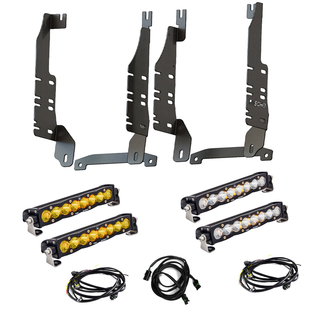 2019-2025 Ram 1500 SDHQ Custom Grille LED Light Bar Mount Kit - DIY Off-Road Lighting Upgrade for Trucks | Perfect for Night Driving, Camping & Off-Road Adventures