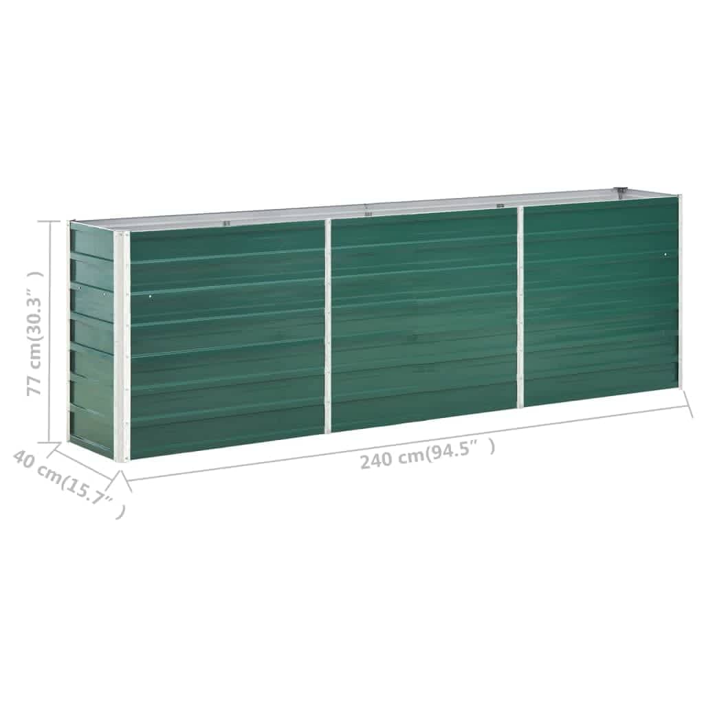 Galvanized Steel Raised Garden Bed 94.5