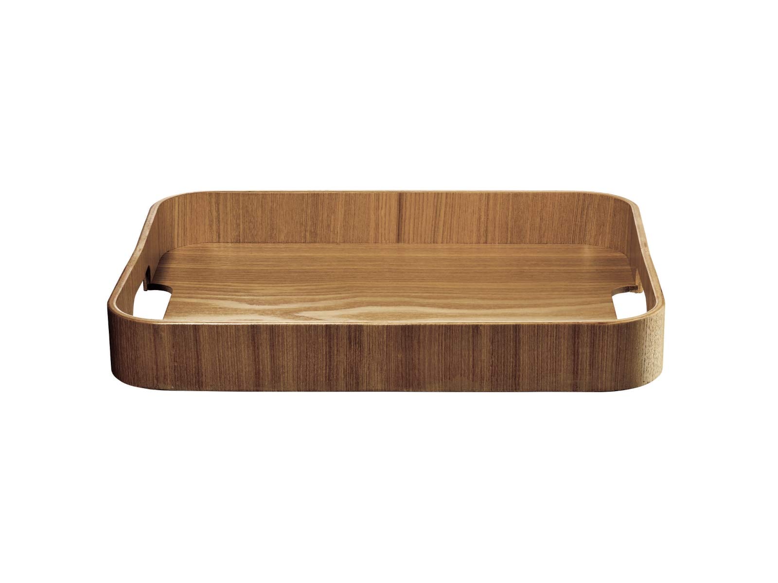 Solid Wood Rectangular Serving Tray - 35 x 27 cm Handcrafted Wooden Tray for Coffee, Breakfast, or Dining Table Decor - Perfect for Entertaining, Gifts, and Home Organization
