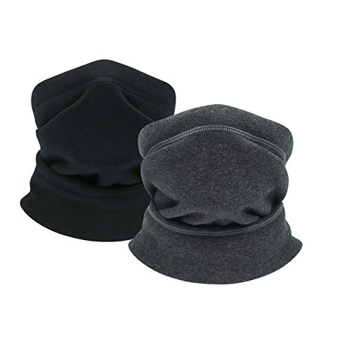 Winter Fleece Neck Gaiter & Face Scarf - Cold Weather Ski Mask, Balaclava Half Mask for Men & Women - Perfect for Skiing, Snowboarding, Hiking & Outdoor Activities