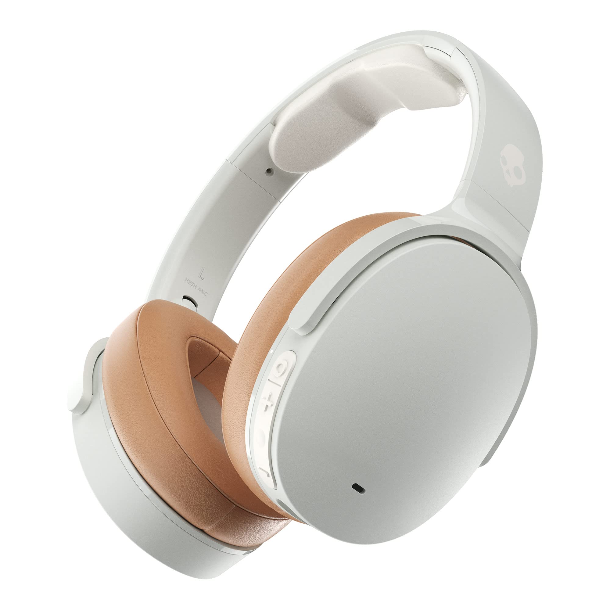 Skullcandy Hesh ANC Wireless Over-Ear Headphones with Active Noise Cancelling, 22-Hour Battery, Built-in Mic - Compatible with iPhone, Android & Bluetooth Devices (Mod White) | Perfect for Travel, Workouts & Commuting