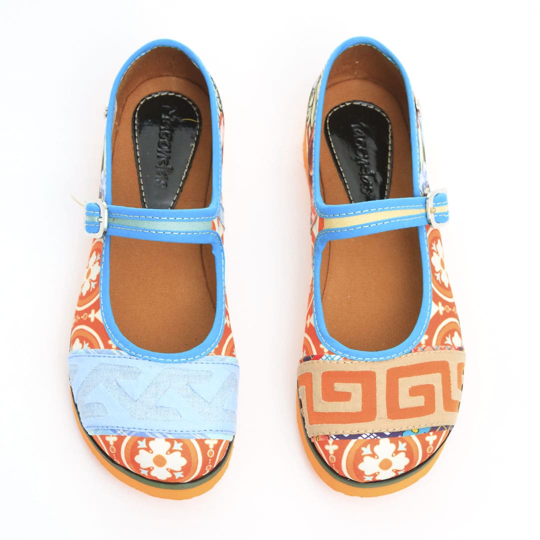 Nele Spiritual Leader of the Kuna People - Authentic Macondas® Handmade Shoes | Traditional Indigenous Footwear for Cultural Events & Everyday Wear