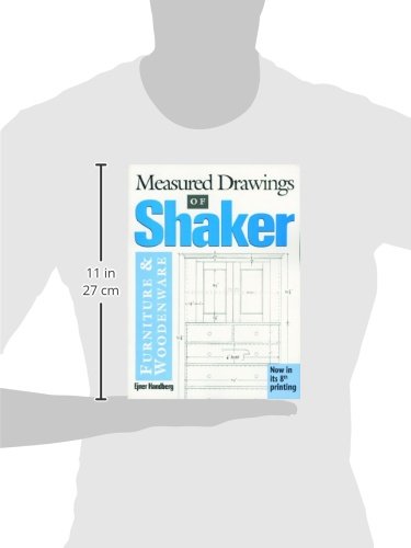 Shaker Furniture & Woodenware Measured Drawings - Complete DIY Woodworking Plans for Authentic Handcrafted Home Decor | Perfect for Crafting Tables, Chairs & Kitchenware