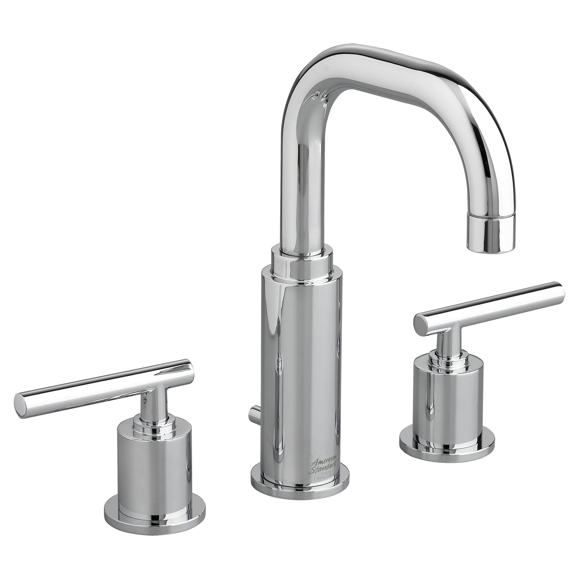 American Standard 2064831.002 Serin Widespread High-Arc Bathroom Sink Faucet with Metal Pop-Up Drain, Polished Chrome - Perfect for Modern Bathroom Vanities and Powder Rooms