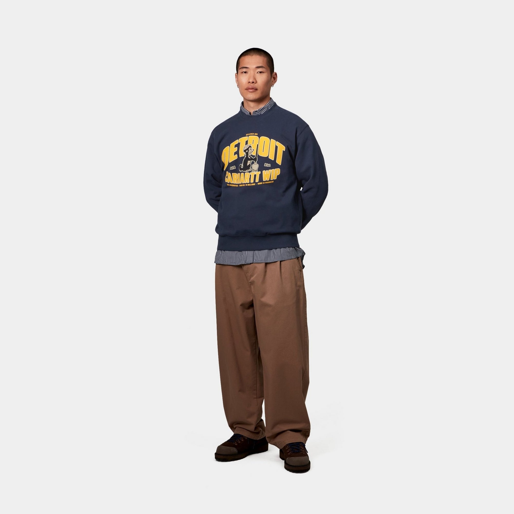 Underground Sweatshirt for Men & Women | Blue Casual Pullover Hoodie | Streetwear Fashion for Urban Lifestyle & Outdoor Activities