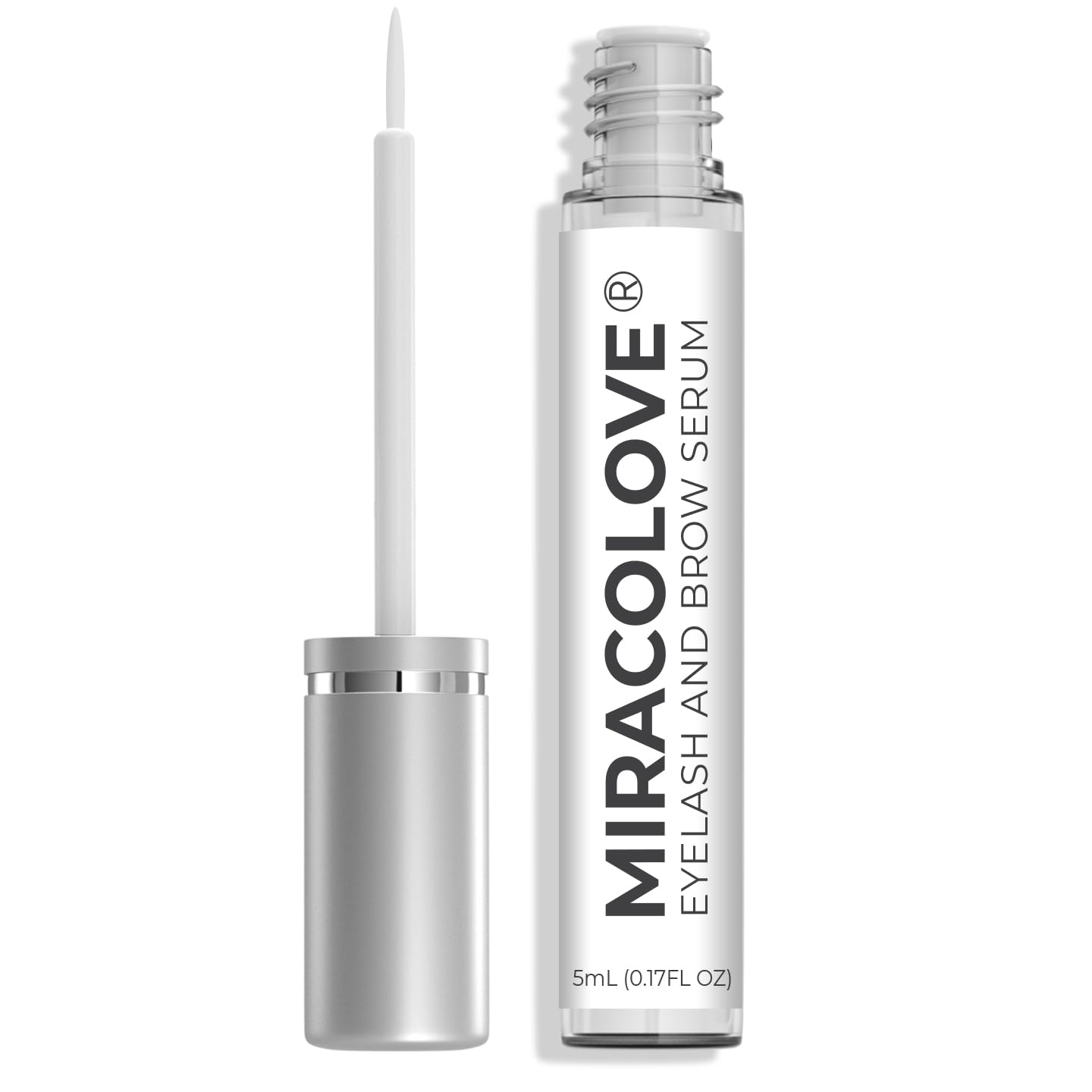 Natural Eyelash Growth Serum for Longer, Thicker Lashes & Eyebrows - Vegan, Hypoallergenic & Cruelty-Free Lash Enhancer (5mL) - Perfect for Daily Use & Special Occasions
