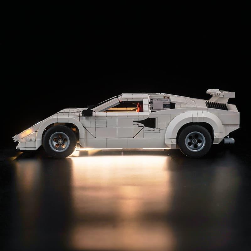 LEGO Lamborghini Countach 5000 Quattrovalvole 10337 Light Kit - LED Lighting Set for LEGO Technic Model Car - Perfect for Display & Nighttime Showcase