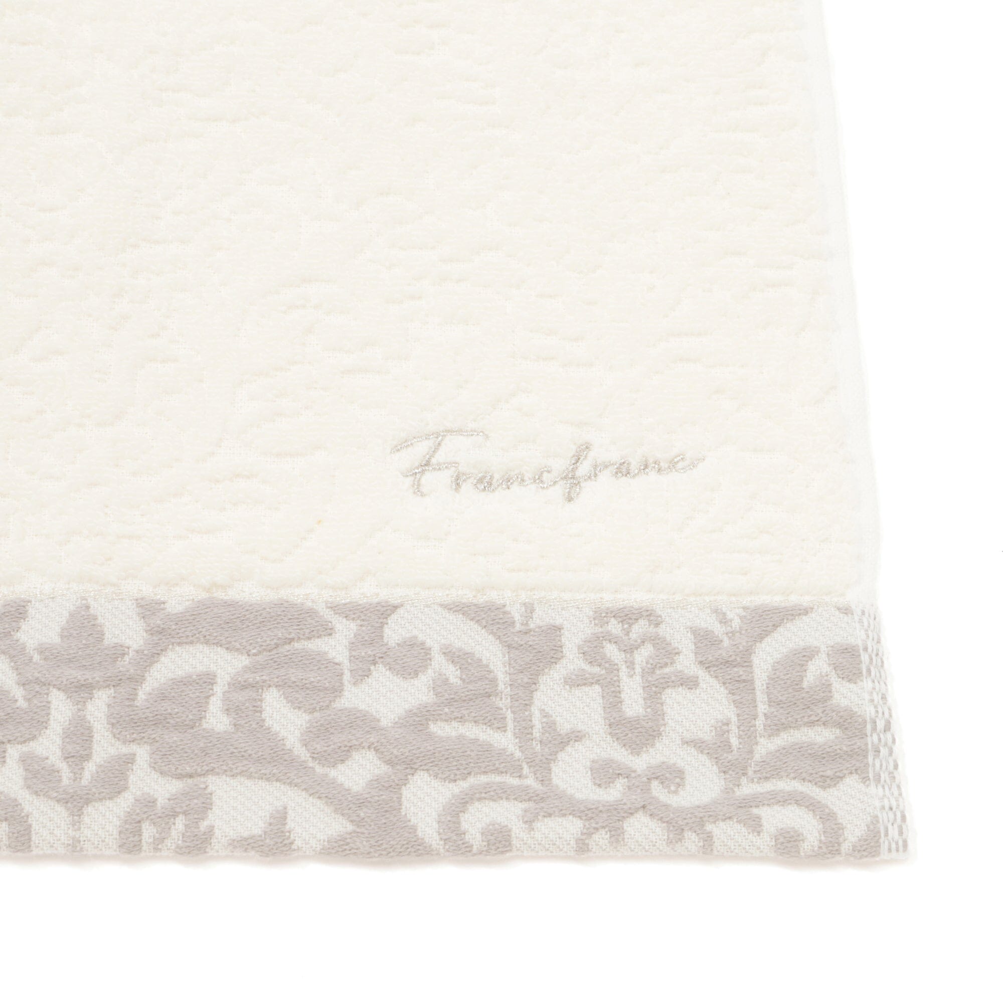 Antibacterial & Deodorizing Acanthus Face Towel - Soft Ivory Bath Towel for Skincare, Gym & Travel - Gentle Exfoliating Washcloth for Sensitive Skin