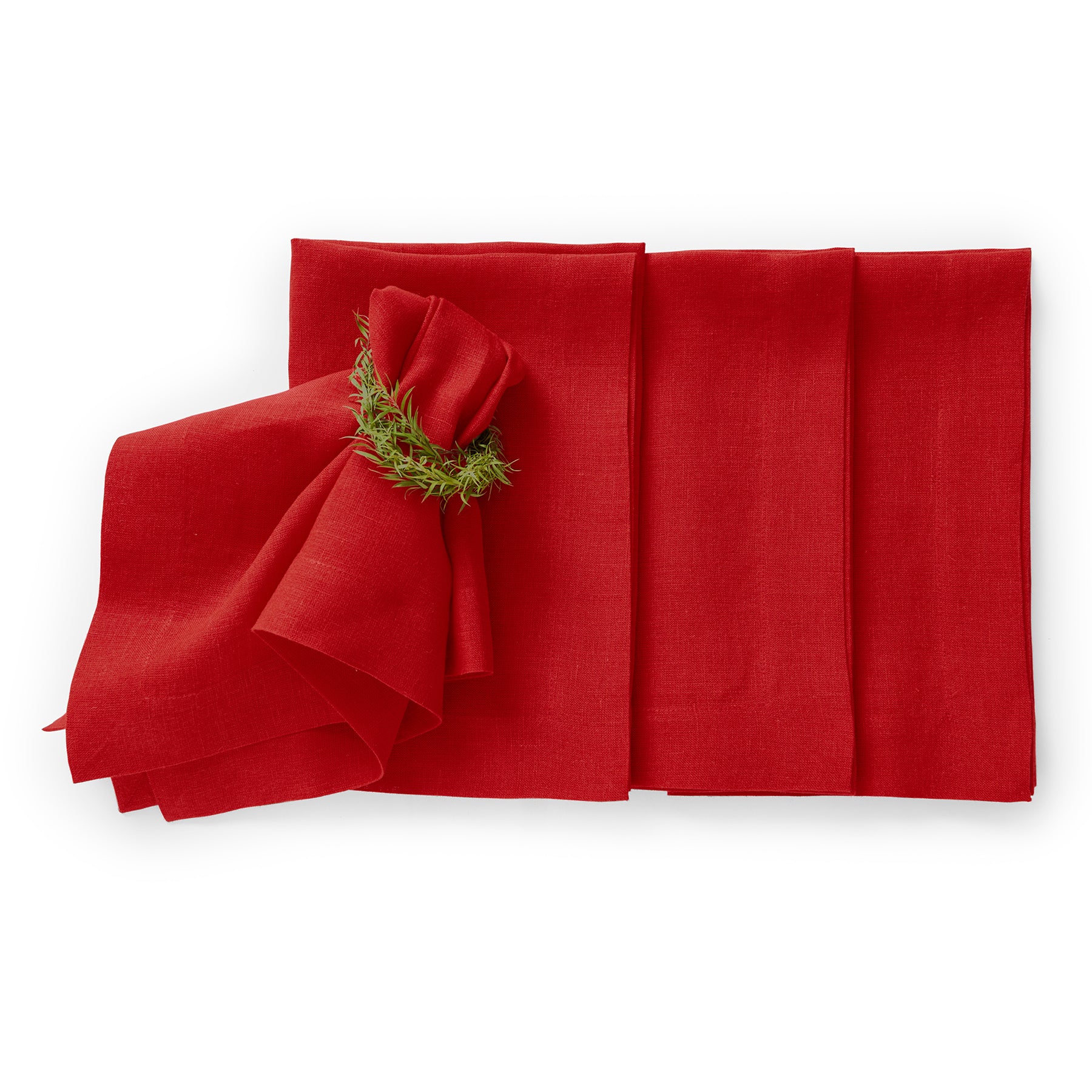 Premium Sonoma Linen Napkins Set of 4 - 100% Natural Cotton Dinner Napkins for Formal Dining, Wedding, and Holiday Table Settings