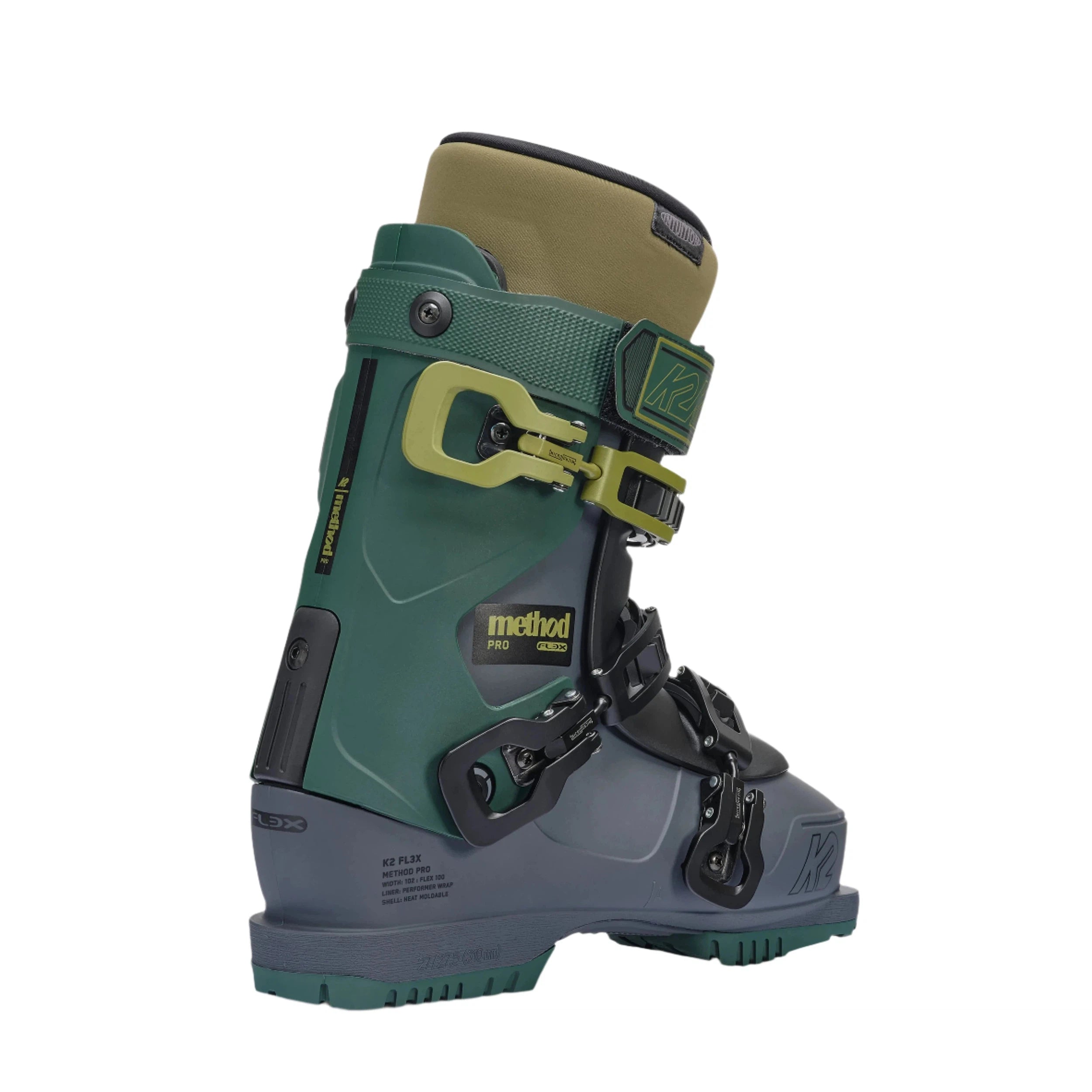 K2 Method Pro Ski Boots 2025 - High-Performance Alpine Ski Boots for Men & Women - Perfect for Downhill Racing & Freeride Skiing