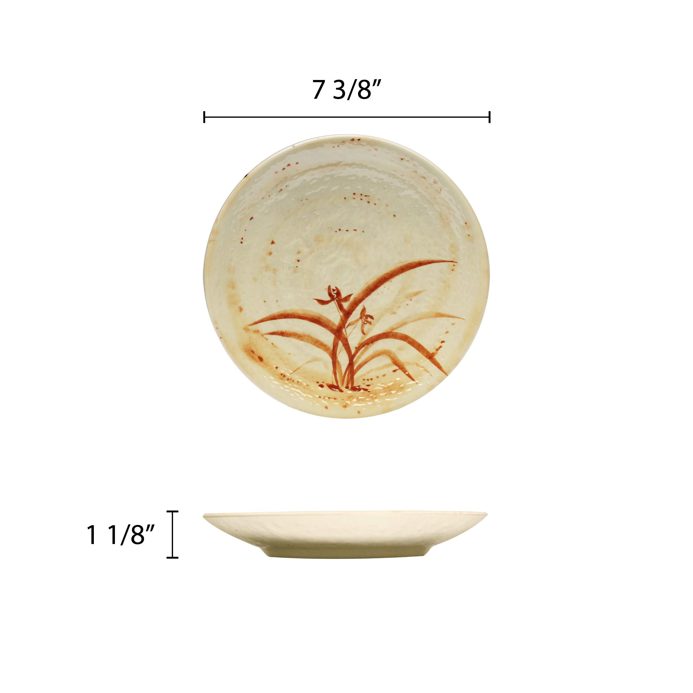 Premium Melamine Dinnerware Set - 7.5