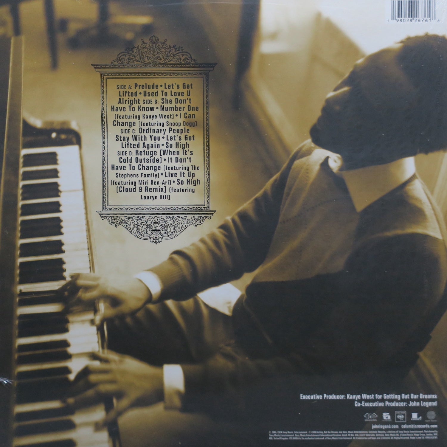 JOHN LEGEND 'Get Lifted' Vinyl LP Record (2004) | Neo Soul R&B Music Album | Perfect for Vinyl Collectors & Music Lovers