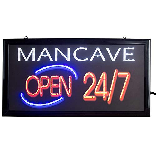 Man Cave 24/7 Sign