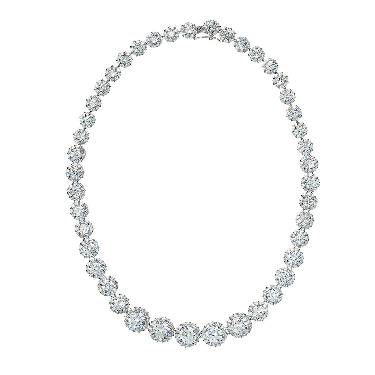 Amelia Floral Cubic Zirconia Necklace and Earring Set - Elegant Jewelry Gift for Women, Perfect for Weddings, Anniversaries & Special Occasions