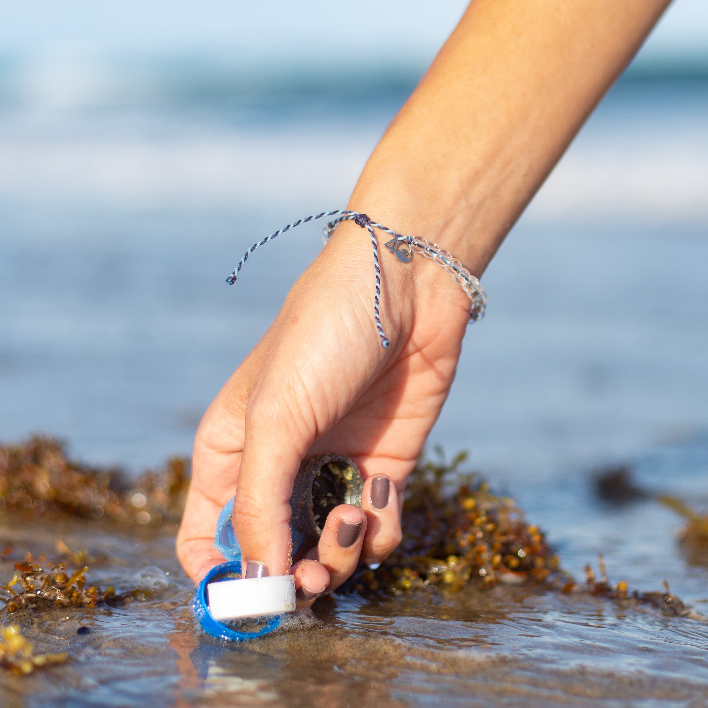 4ocean Whale Beaded Bracelet - Eco-Friendly Ocean Conservation Jewelry for Men & Women | Perfect for Beach Lovers, Environmentalists & Gift Giving