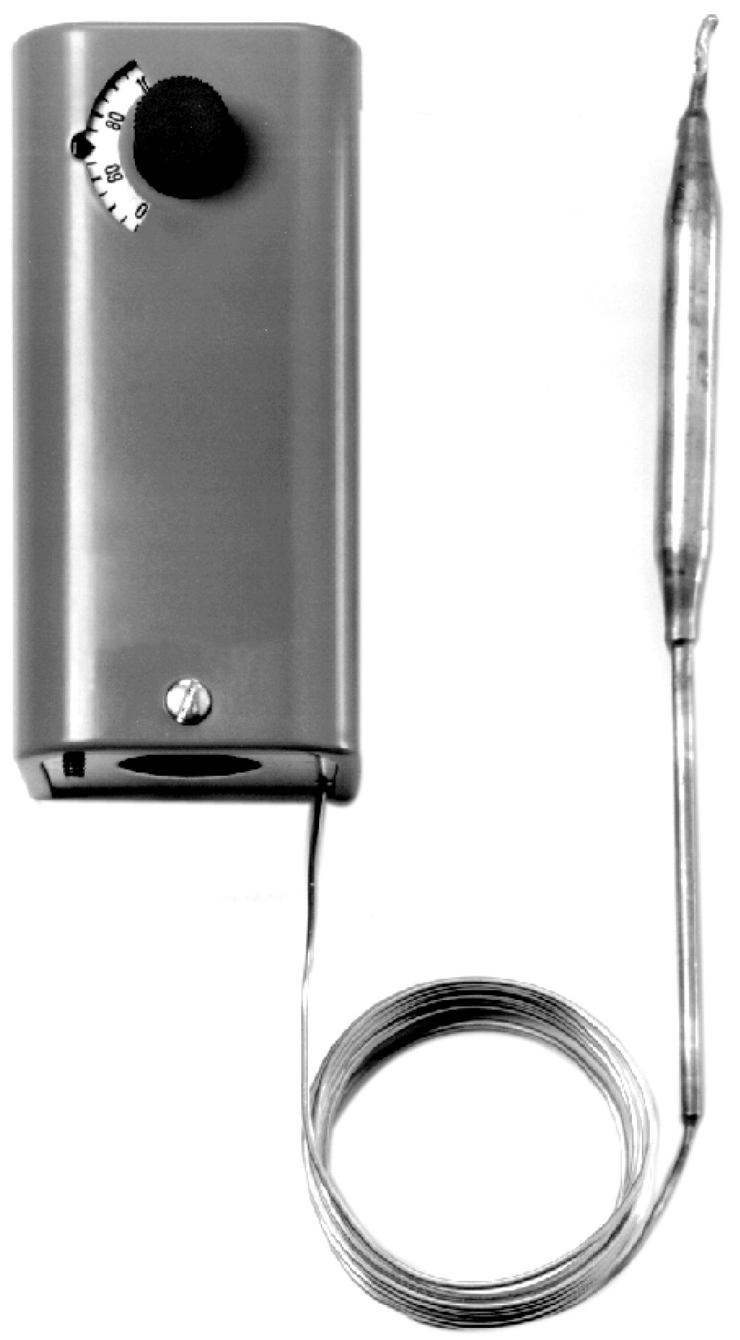 Siemens 1410521 Remote Bulb Thermostat with 6' Capillary - 100°F to 240°F Temperature Range for HVAC, Boiler & Industrial Control Systems
