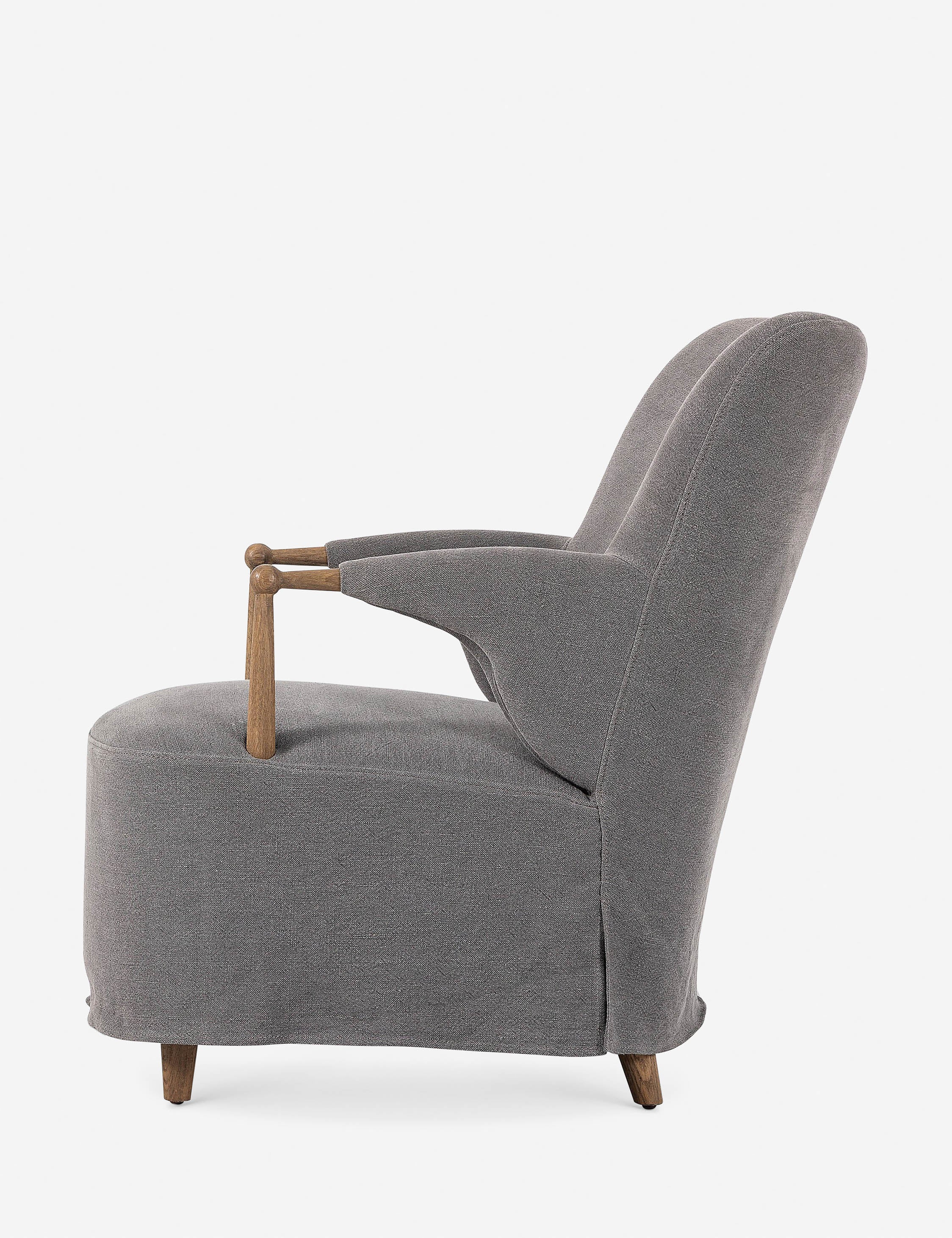 Brently Accent Chair by Amber Lewis x Four Hands - Modern Upholstered Lounge Chair for Living Room, Bedroom & Office Decor - Perfect for Reading Nook or Cozy Corner