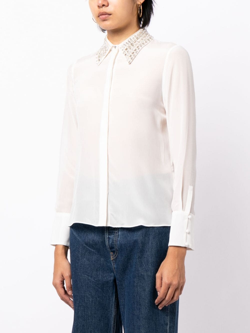 Alice + Olivia Women's White Shirts - Stylish Casual & Office Wear for Everyday Elegance
