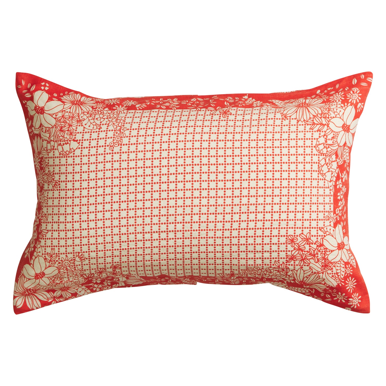 Premium Mallorie Linen Pillowcase Set - 2 Pack Scarlet Red - Soft Breathable Bedding for Better Sleep - Perfect for Home, Hotel & Airbnb Use