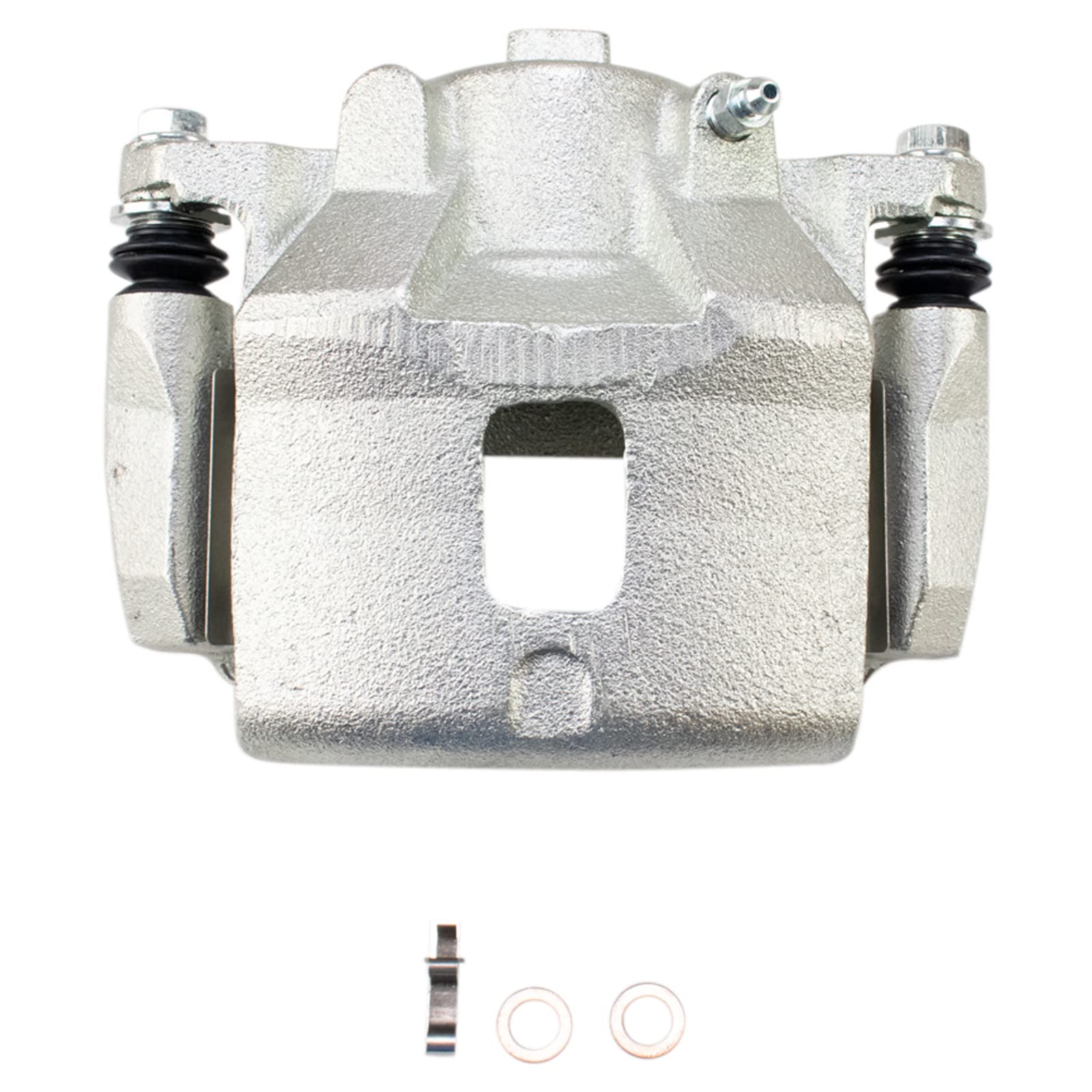TRQ Front Performance Brake Pad & Rotor Kit - Ceramic Vented Premium G-Coated Brake Caliper Set - Compatible with 2007-2008 Pontiac G5 - Perfect for High-Performance Driving & Daily Commutes