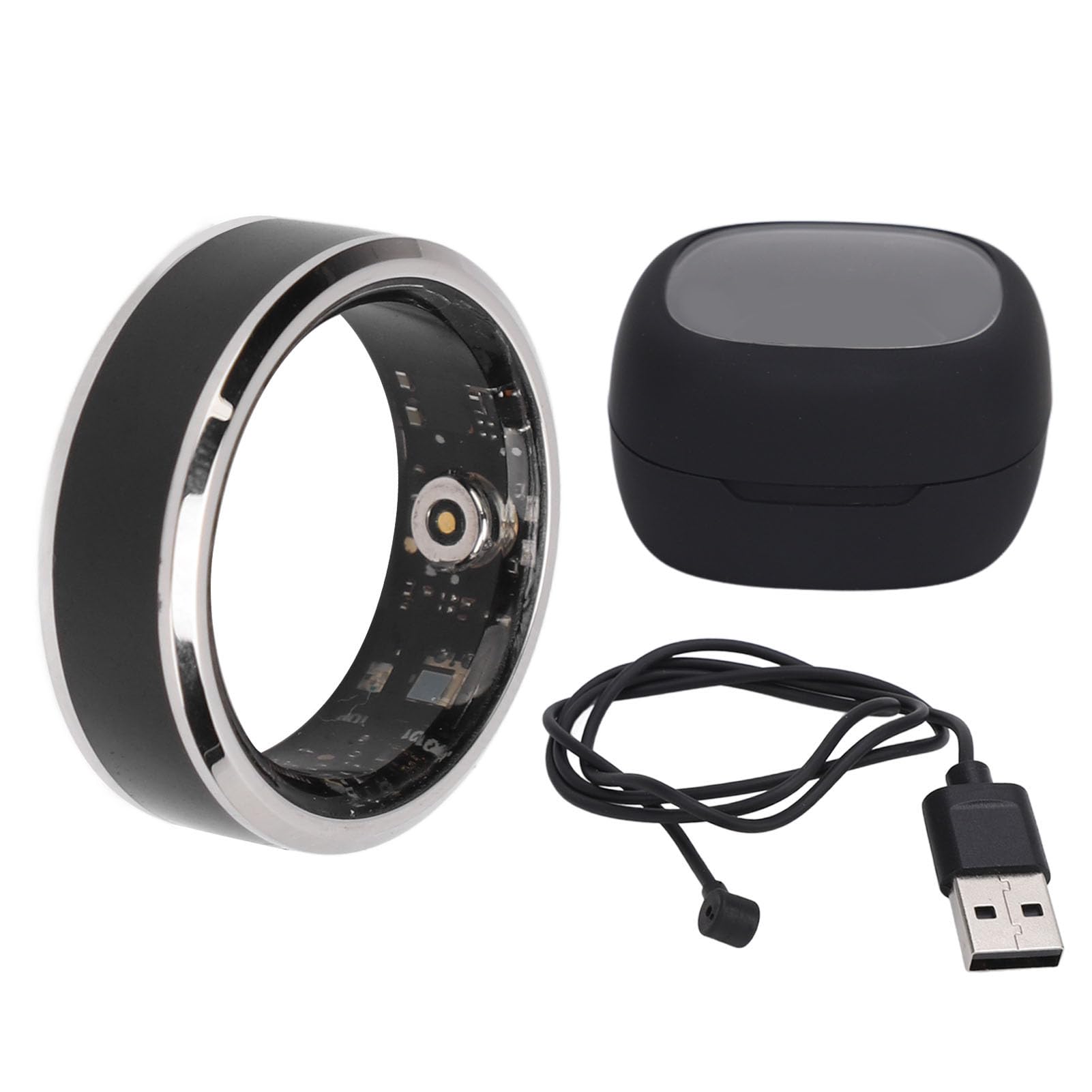 Fitness Ring Tracker - 5-Day Battery, Pedometer for Indoor & Outdoor Activities