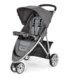 Chicco Viaro Quick Fold Lightweight Stroller - Graphite Gray | Compact Travel Stroller for Toddlers & Infants | Perfect for Air Travel, Shopping & Daily Walks