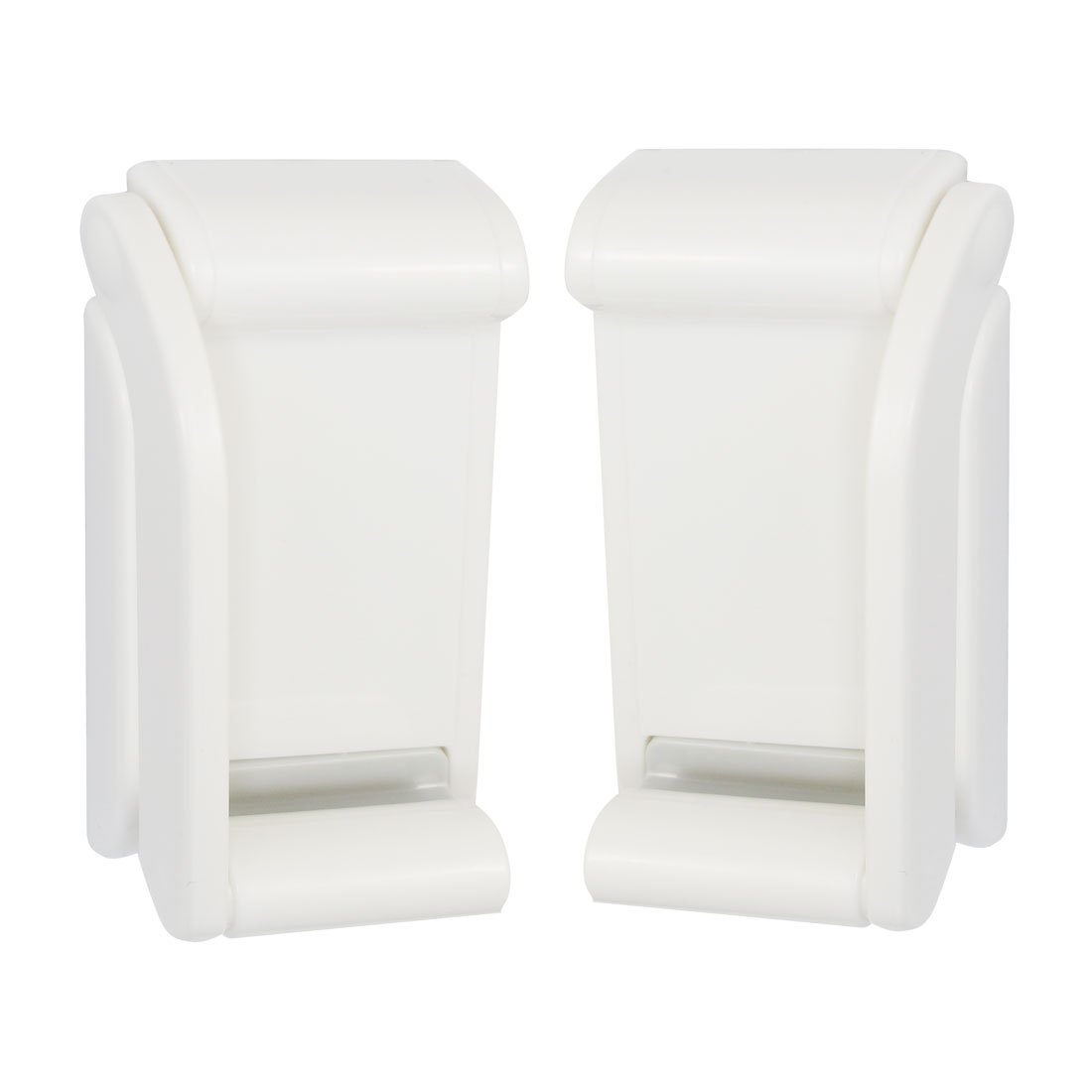 Adjustable Magnetic Toilet Paper Holder - White Plastic Bathroom Tissue Roll Bracket for Home, Kitchen, RV & Office Use