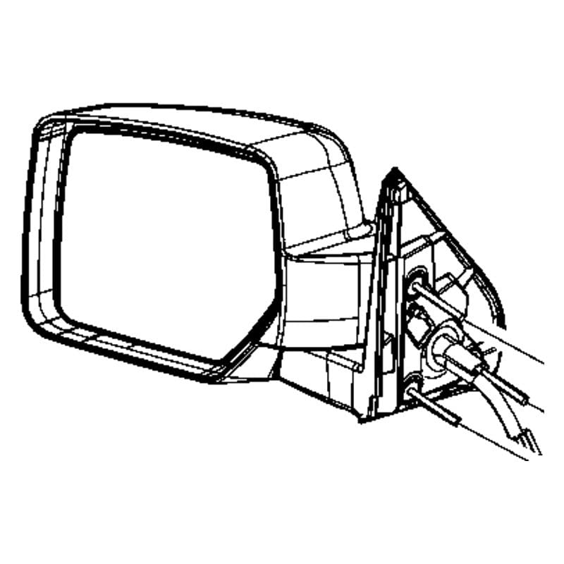 Chrysler 68067152AC Outside Rearview Mirror - Replacement Side View Mirror for Chrysler Vehicles - Perfect for Enhanced Visibility and Safe Driving