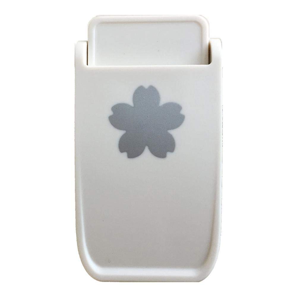 DECOP Strong Craft Punch 1 Inch (25mm) Sakura Cherry Blossom Shape - Perfect for Scrapbooking, Card Making, DIY Paper Crafts, and Spring-Themed Decorations