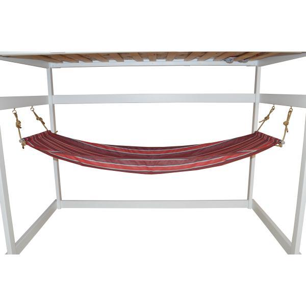 Twin Size Hammock with Heavy-Duty Mounting Hardware - Portable Outdoor Hanging Bed for Backyard, Camping & Relaxation