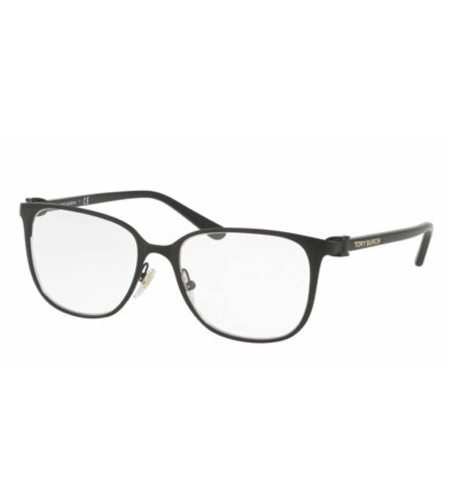 Tory Burch TY1053 Eyeglass Frames 3079-51 - Black Full Rim Optical Glasses for Women & Men | Stylish & Lightweight for Work, Reading & Everyday Wear