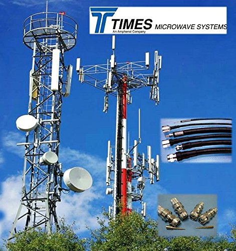 MPD Digital LMR400UF Times Microwave Coax Cable - UHF PL259 Male to UHF PL259 Male Connector - Low Loss 25ft for CB Ham Radio, Hotspot WiFi, Radio Transmitters & Antennas - Perfect for Long-Range Communication & Signal Boosting