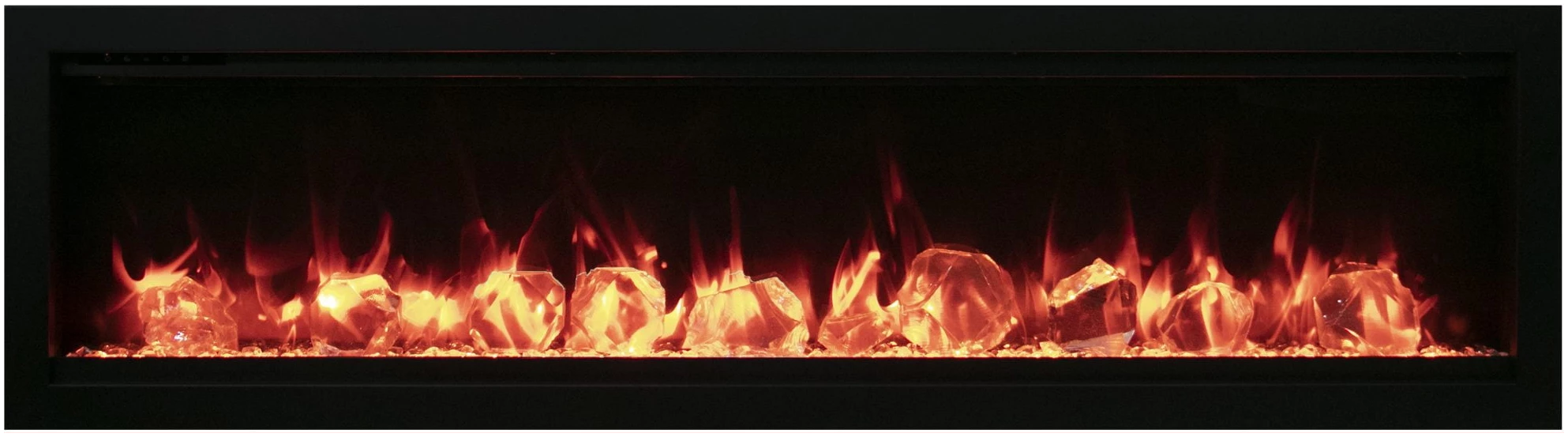 Amantii SYM 50 XT BESPOKE Symmetry Xtra Tall Electric Fireplace - Modern Wall Mounted Heater for Living Room, Bedroom & Office