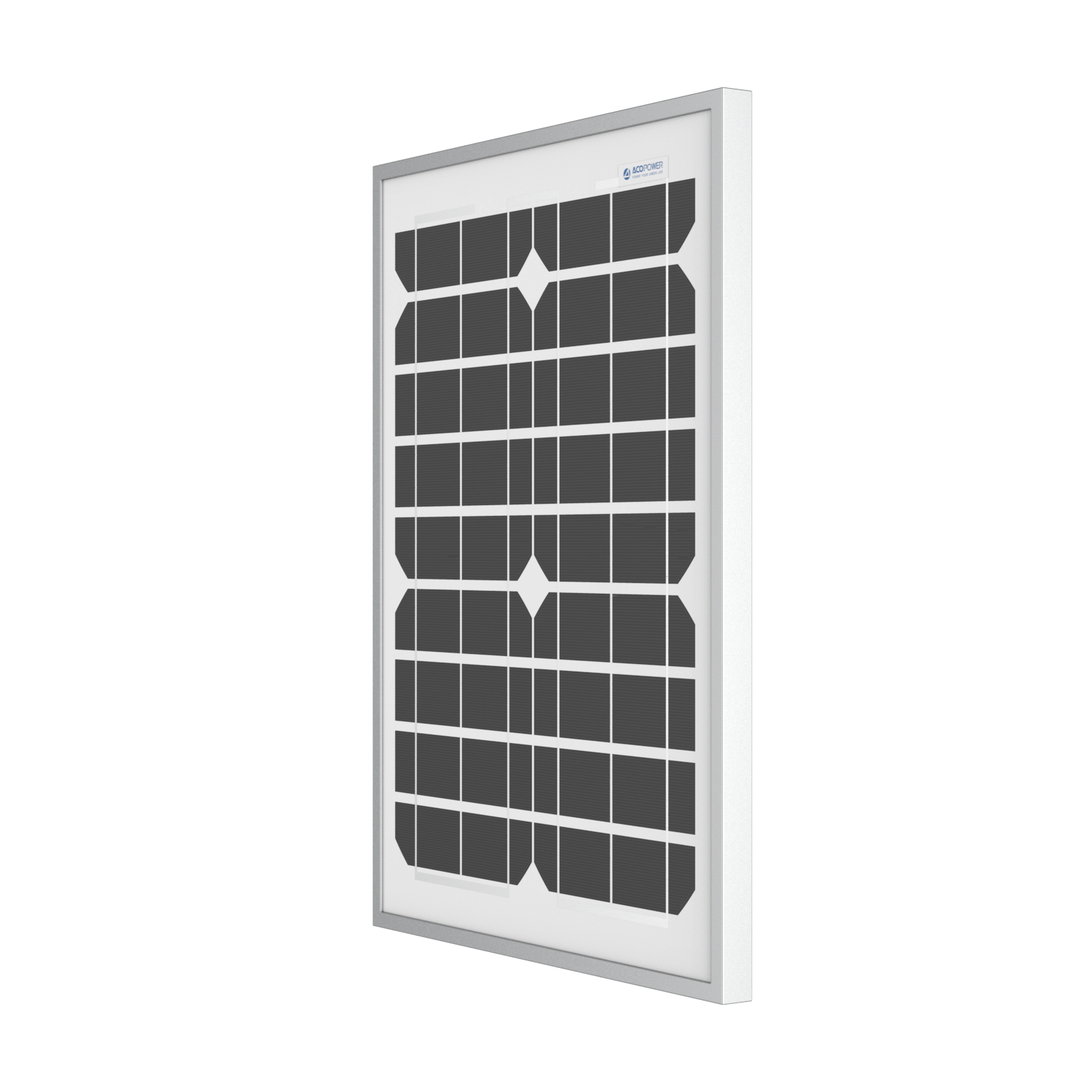 ACOPower 20W Monocrystalline Solar Panel for 12V Battery Charging - Portable Off-Grid Power for RV, Boat, Camping & Emergency Use