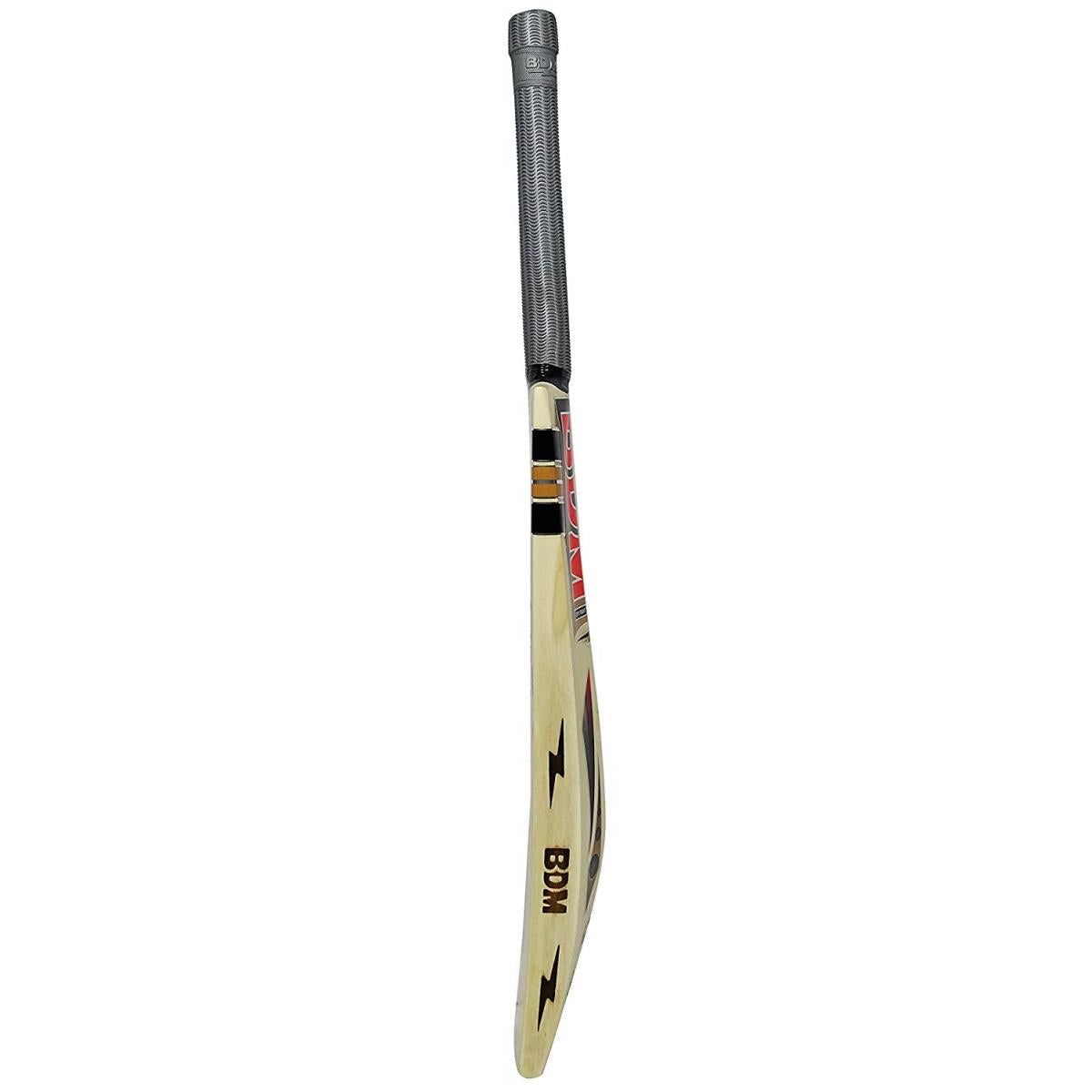 BDM Amazer Junior English Willow Cricket Bat - Lightweight & Durable for Youth Players - Perfect for Practice, Matches & Training Sessions
