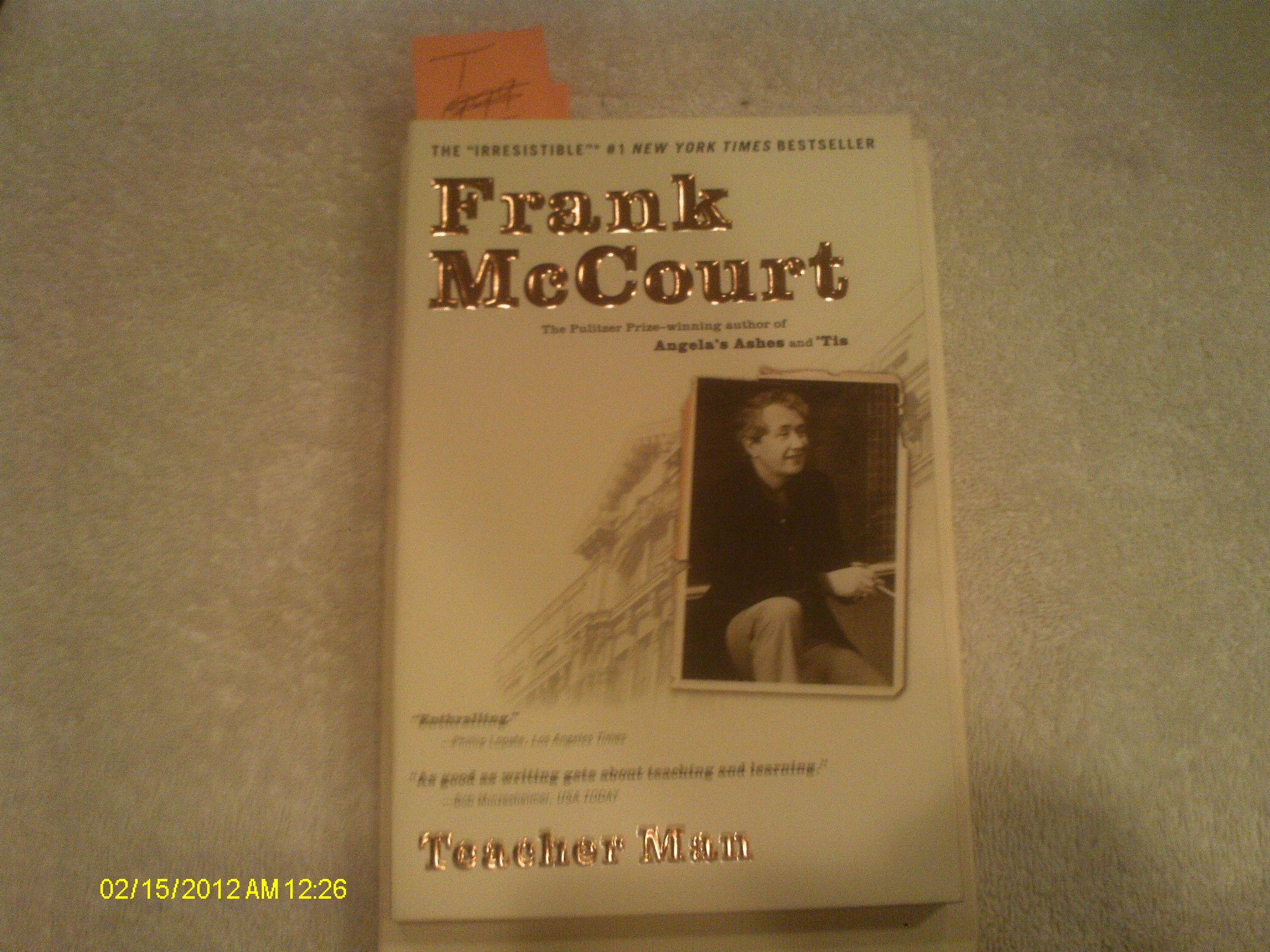 Teacher Man: A Memoir by Frank McCourt - Paperback (2006) | Inspiring True Story of Teaching & Self-Discovery | Perfect for Educators, Book Clubs & Memoir Lovers