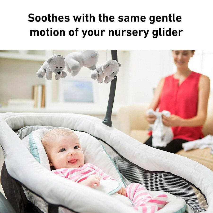 Graco DuoGlider Baby Swing with Gliding Motion - Convertible to Rocker with One-Hand Recline | Perfect for Nursery, Living Room & Soothing Newborns