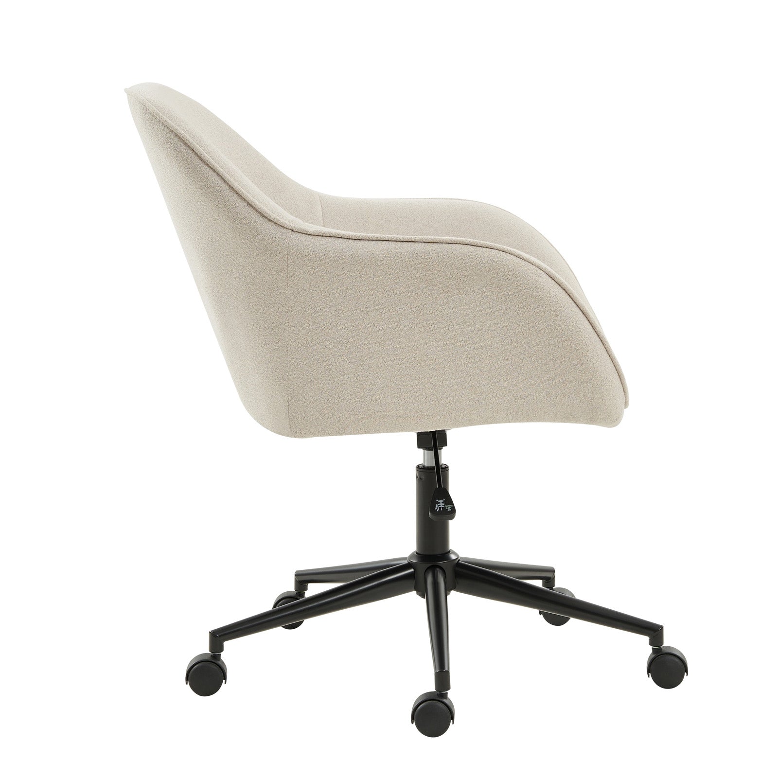Modern Adjustable Height Cozy Office Chair for Home & Work - Ergonomic Desk Chair with Lumbar Support for Long Hours Sitting - Perfect for Home Office, Gaming, and Study
