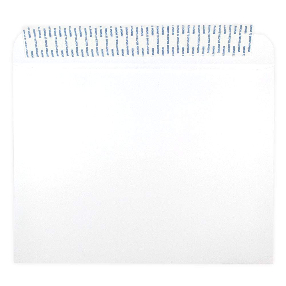 JAM PAPER 10 x 13 Inch Peel & Seal Booklet Envelopes - White (Pack of 250) - Bulk Mailing, Wedding Invitations, Business Correspondence & Office Supplies