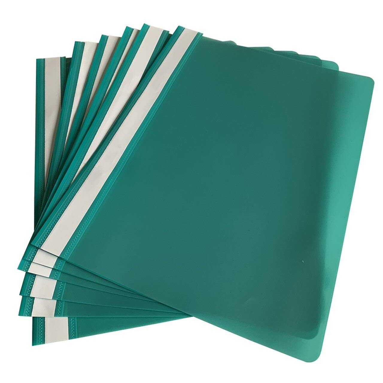 60-Pack Multicolor A4 Project Folders by Janrax - Durable Plastic File Folders for School, Office & Home Organization