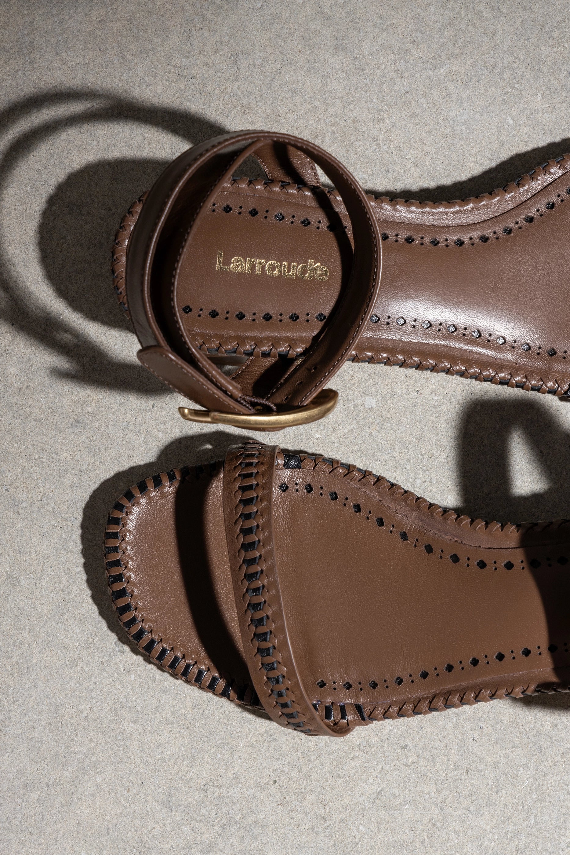 Verona Block Heel Sandals for Women - Genuine Burnt Umber Leather Comfortable Slip-On Shoes | Perfect for Office, Date Night & Summer Outfits