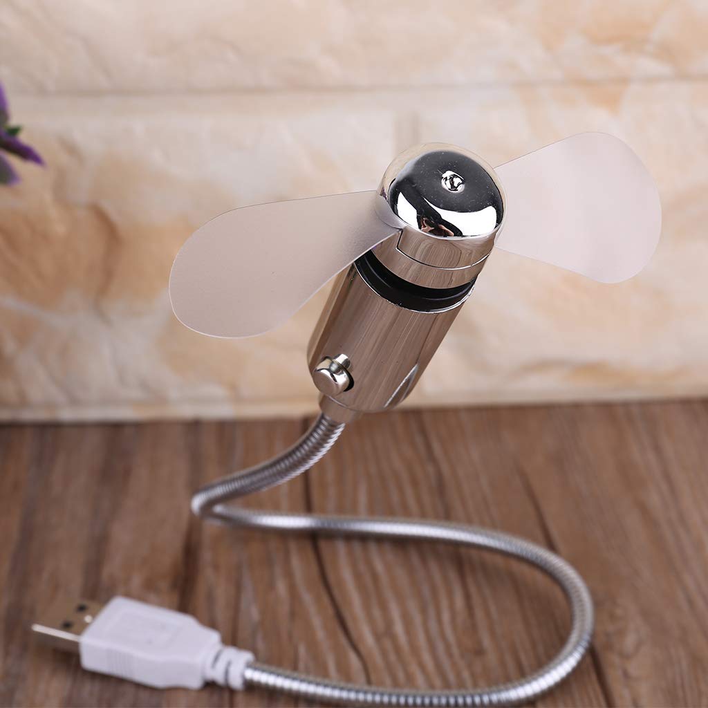 Energy Saving Flexible USB Cooling Fan with Switch for Laptop & Notebook - Portable Desktop Cooling Fan for Home, Office & Travel Use
