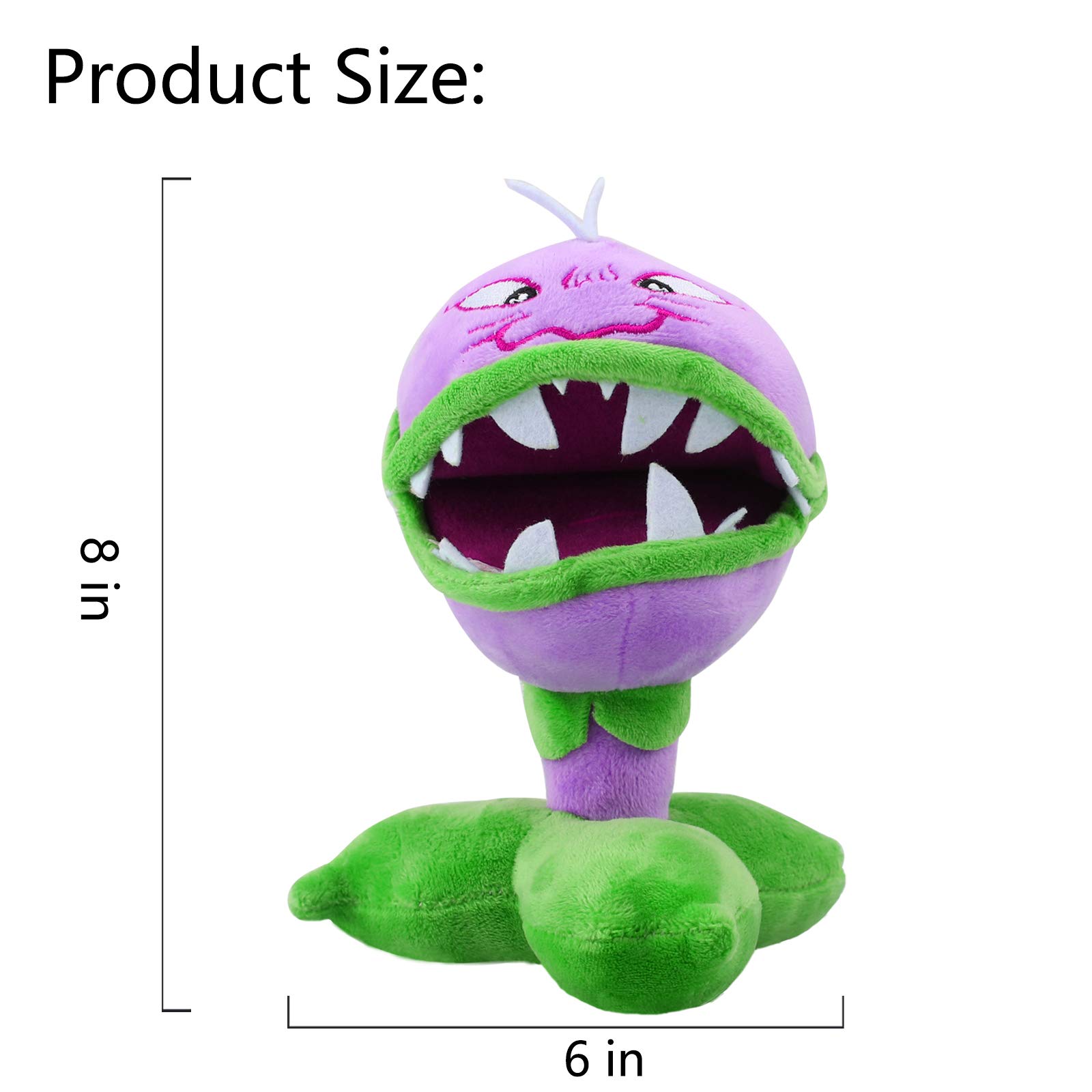 Maikerry 1 PC Plants vs Zombies Plush Toy - Cute PVZ Stuffed Animal Doll for Kids, Perfect Gift for Children & Game Fans | Birthday Present, Room Decor, Collectible