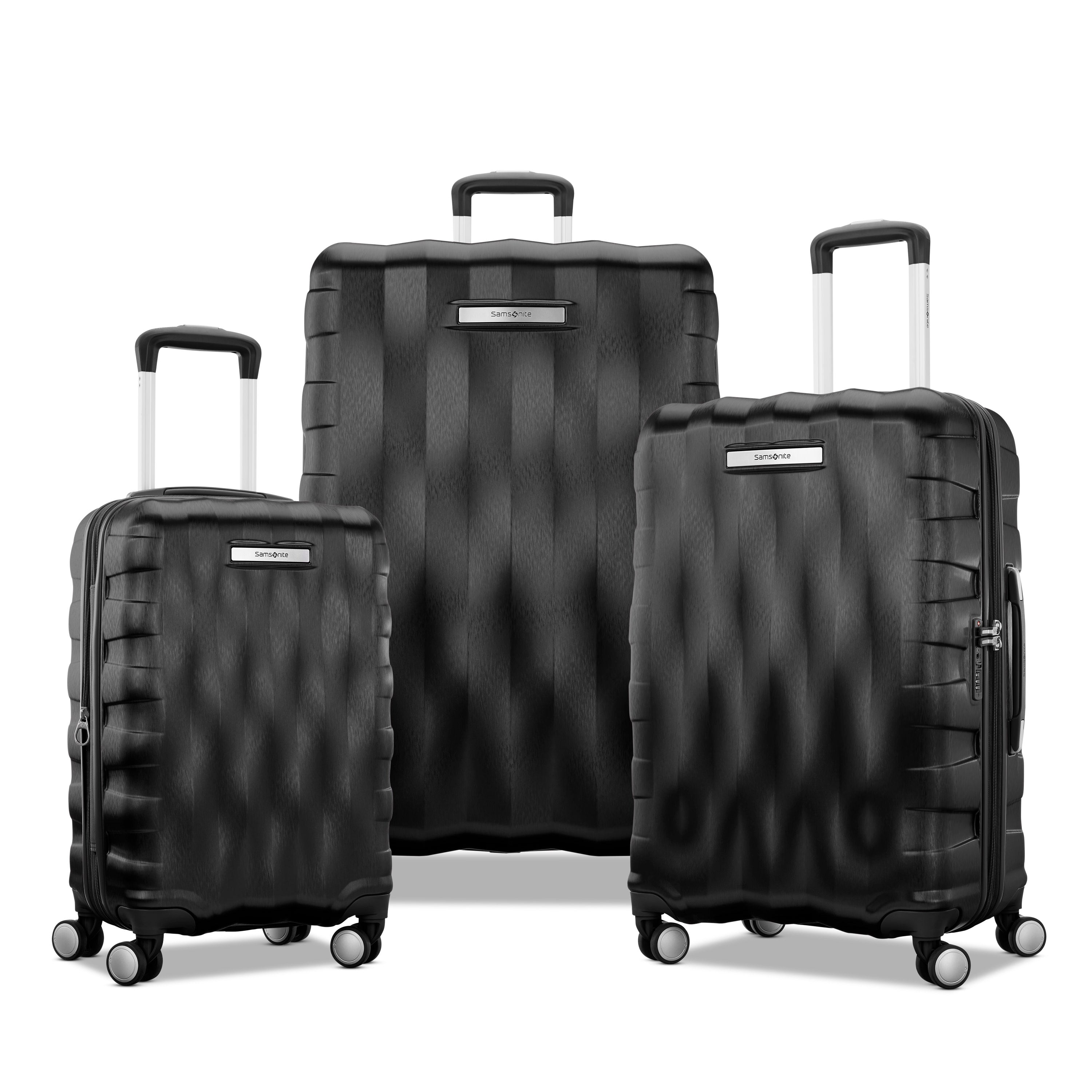 Samsonite Ziplite 6 Spinner 3-Piece Expandable Luggage Set with TSA Lock - Lightweight Suitcase for Travel, Business Trips & Family Vacations