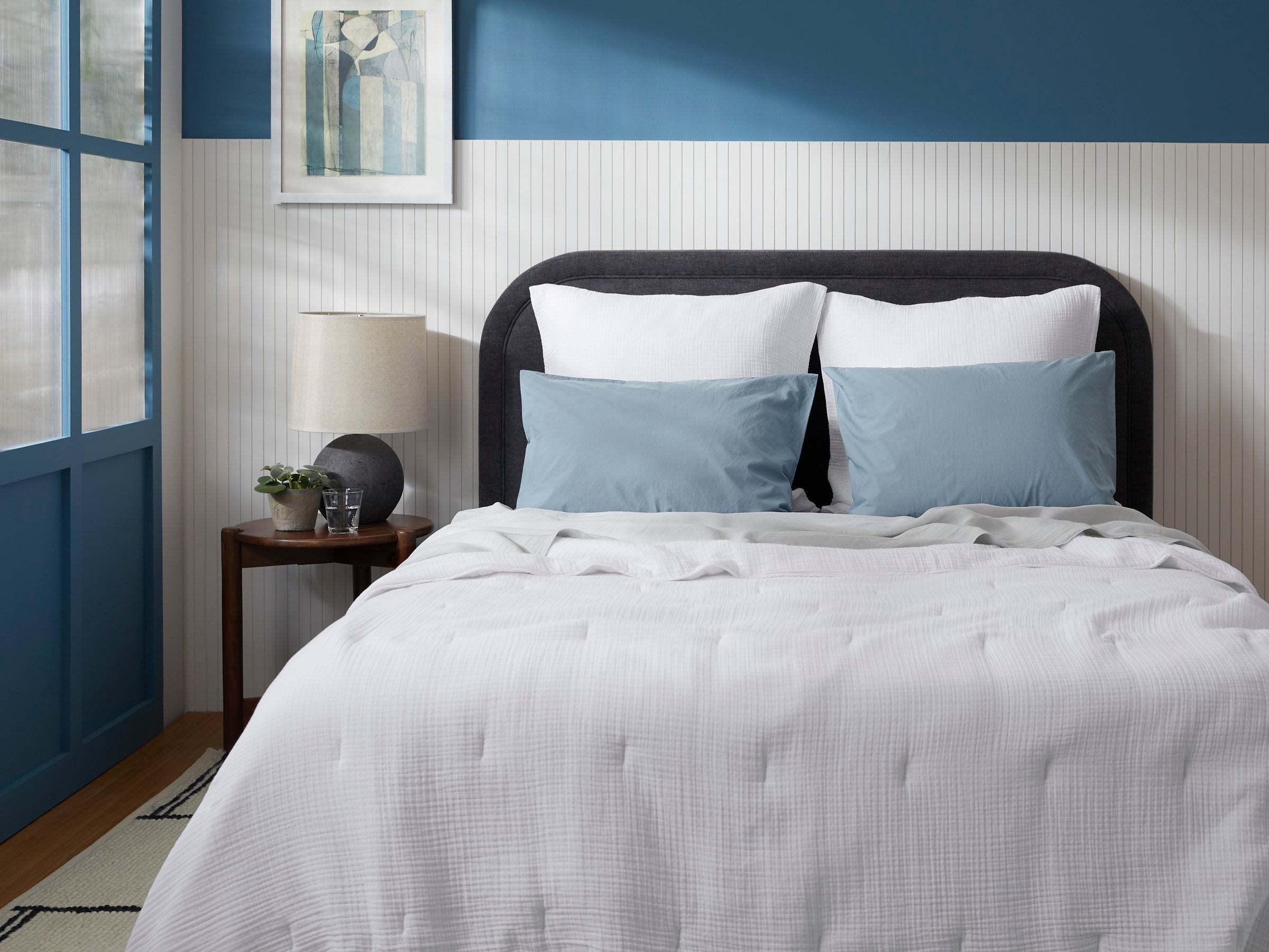 Organic Cloud Cotton Euro Sham Pillowcase - Soft & Hypoallergenic White Bedding for Ultimate Comfort | Perfect for Master Bedroom, Guest Room & Luxury Hotels