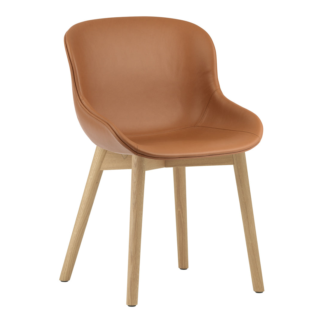 Stylish Hyg Side Chair with Wood Base & Full Upholstery - Perfect for Dining Room, Kitchen, or Home Office Seating