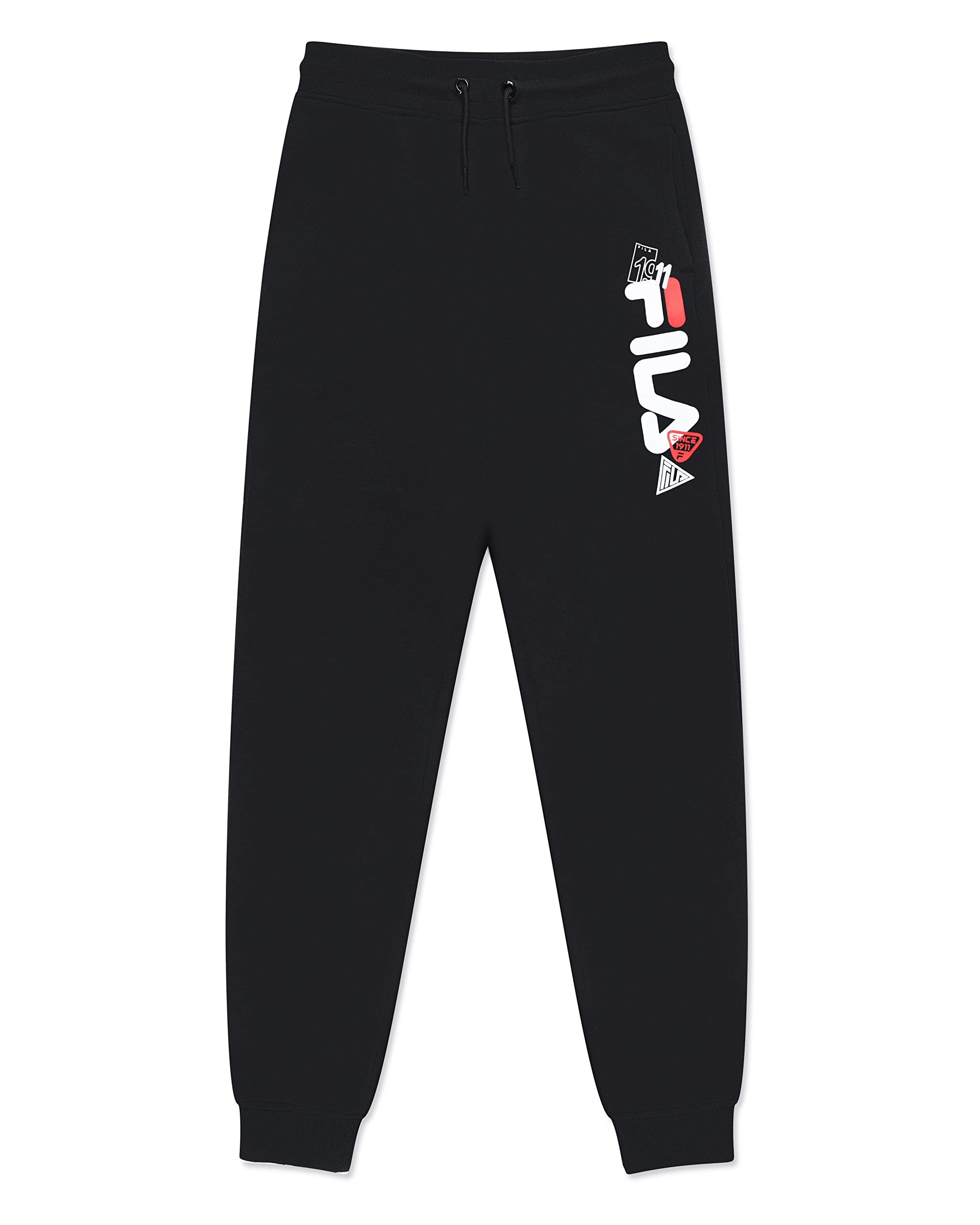 Fila Boys' Fleece Athletic Stretch Jogger Sweatpants - Big Kids Activewear for Running, Sports & Casual Wear